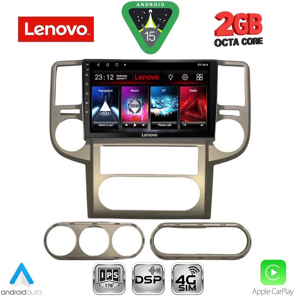 Βλησαρούλης Car Center - LENOVO LVF 5475_CPA (10inc) MULTIMEDIA TABLET for NISSAN XTRAIL mod. 2004-2007