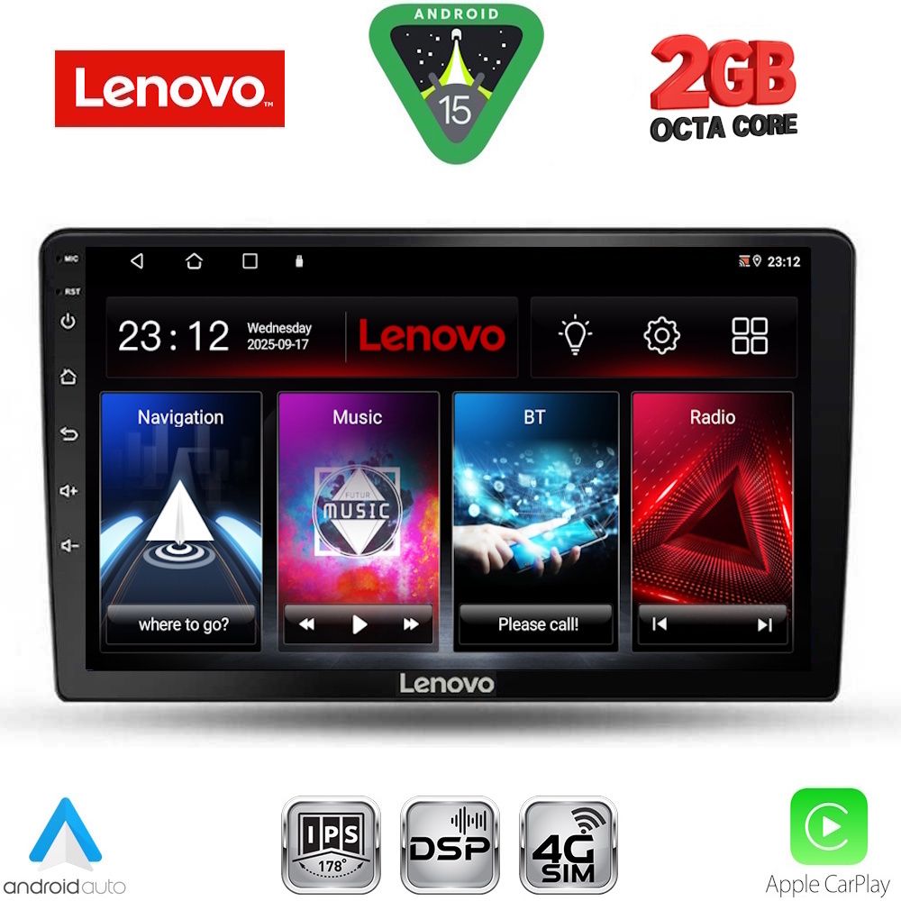 Βλησαρούλης Car Center - LENOVO LVF 5476_CPA (10inc) MULTIMEDIA TABLET for NISSAN XTRAIL mod. 2004-2007