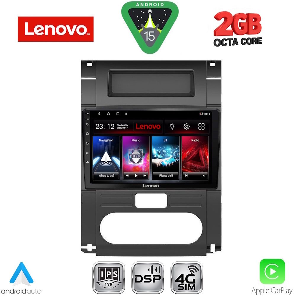 Βλησαρούλης Car Center - LENOVO LVF 5477_CPA (10inc) MULTIMEDIA TABLET for NISSAN XTRAIL mod. 2007-2013