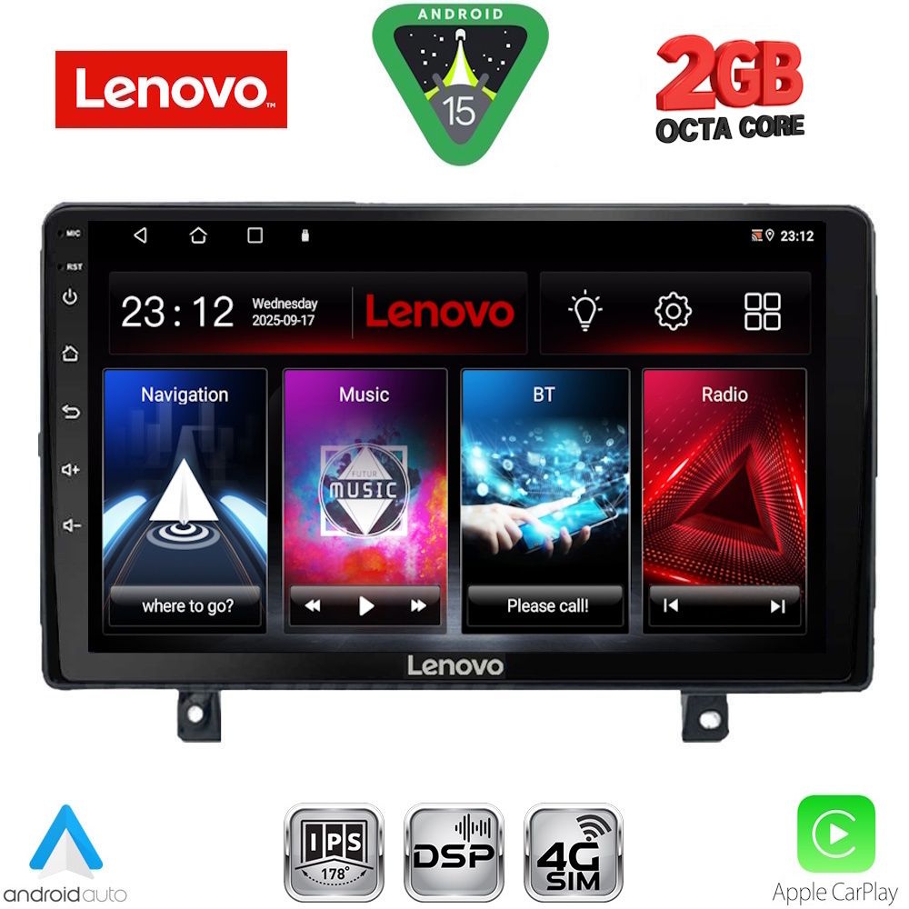 Βλησαρούλης Car Center - LENOVO LVF 5485_CPA (9inc) MULTIMEDIA TABLET for OPEL ASTRA H mod. 2004-2010