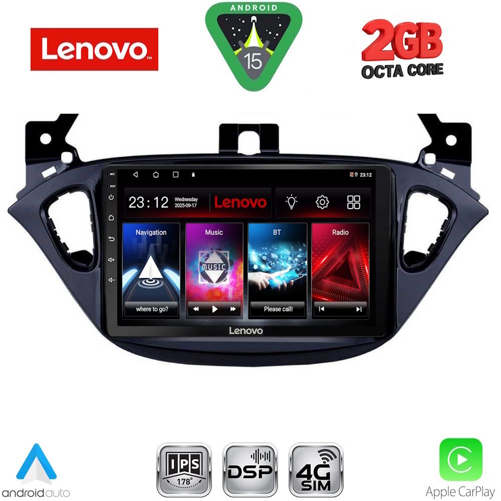 Βλησαρούλης Car Center - LENOVO LVF 5489_CPA (10inc) MULTIMEDIA TABLET for OPEL KARL mod. 2014-2019