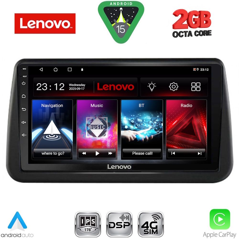 Βλησαρούλης Car Center - LENOVO LVF 5494_CPA (9inc) MULTIMEDIA TABLET for OPEL MERIVA mod. 2010-2017