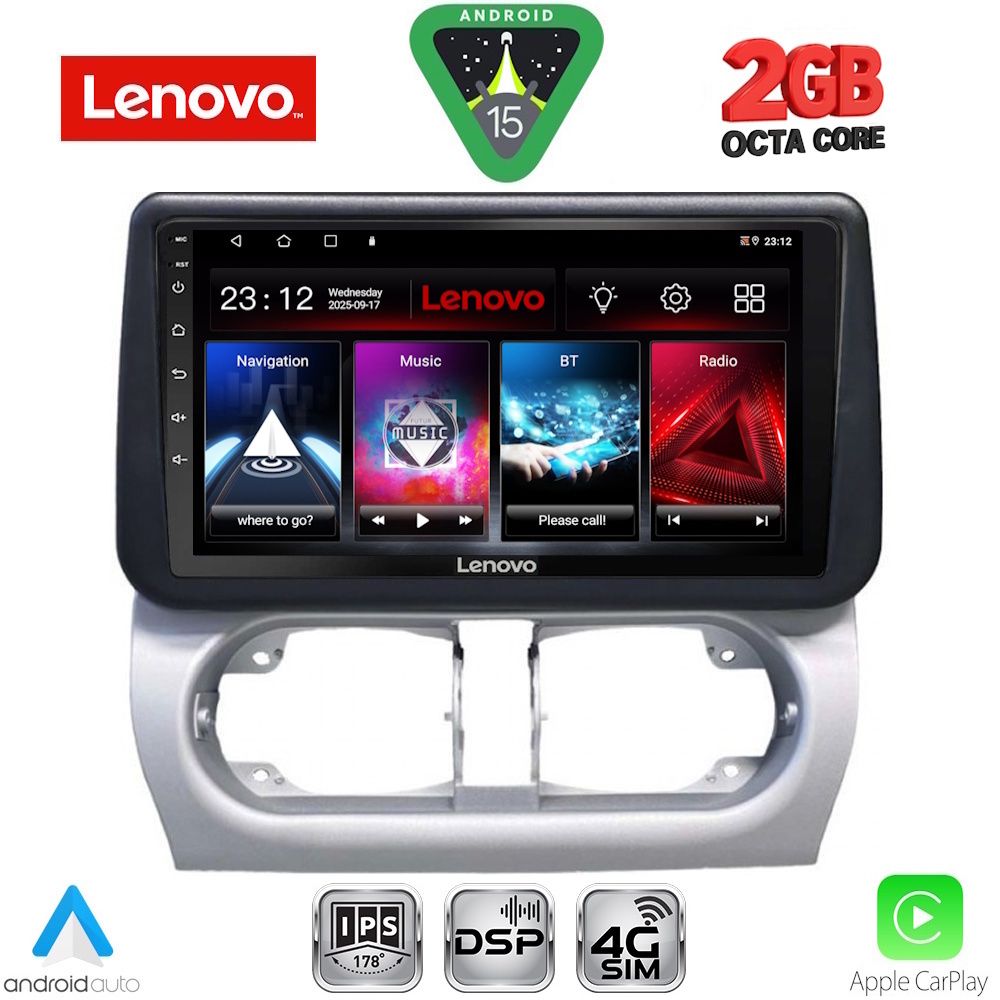 Βλησαρούλης Car Center - LENOVO LVF 5500_CPA (9inc) MULTIMEDIA TABLET for OPEL CORSA C mod 2000-2006 - TIGRA mod. 2004-2009