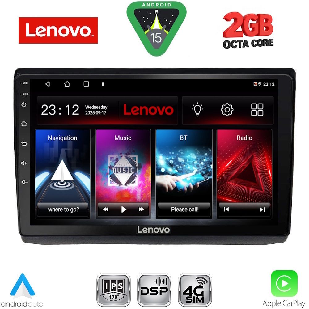 Βλησαρούλης Car Center - LENOVO LVF 5558_CPA (10inc) MULTIMEDIA TABLET for OPEL VIVARO – RENAULT TRAFIC - NISSAN PRIMASTAR mod. 2004-2015