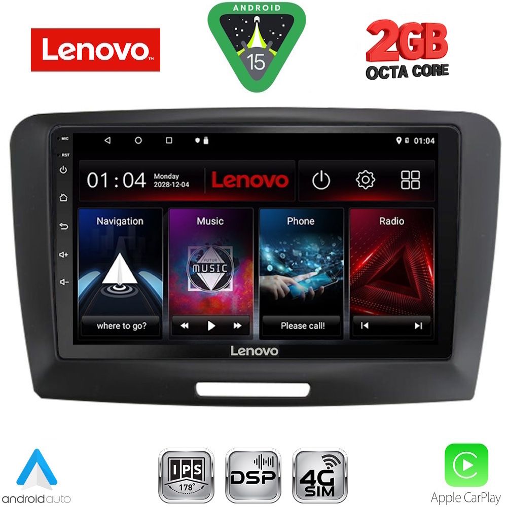 Βλησαρούλης Car Center - LENOVO LVF 5604A_CPA (9inc) MULTIMEDIA TABLET for SKODA SUPERB mod. 2008-2015