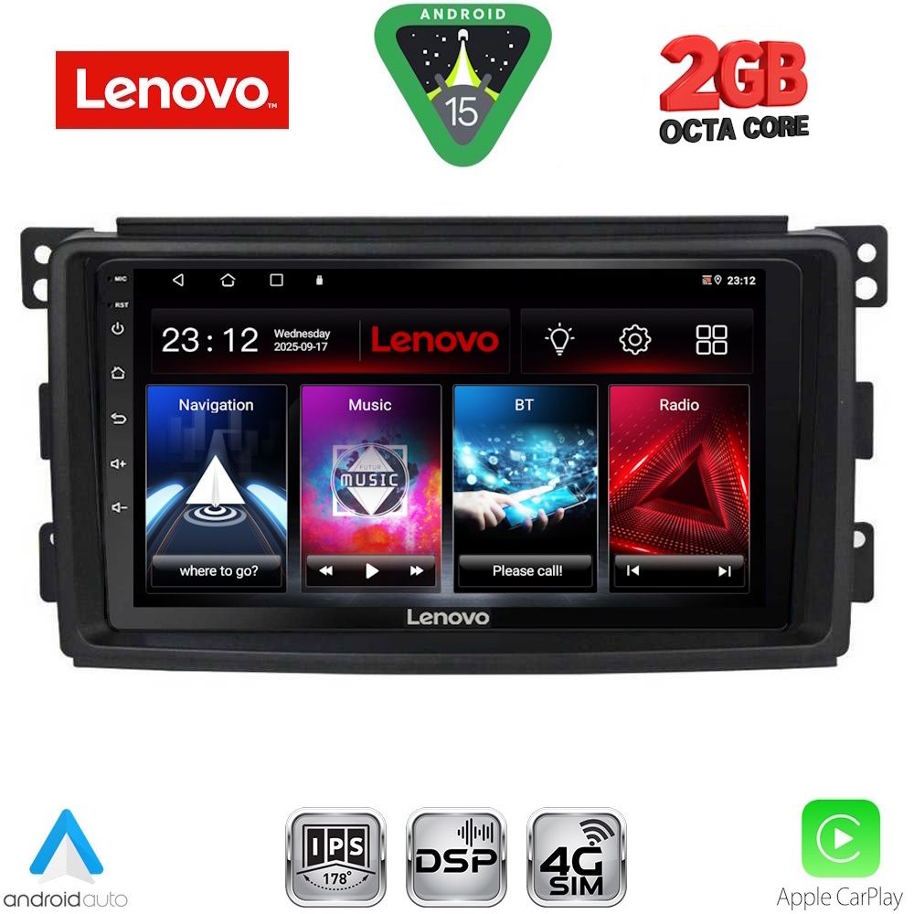 Βλησαρούλης Car Center - LENOVO LVF 5621_CPA (9inc) MULTIMEDIA TABLET for SMART mod. 2007-2010