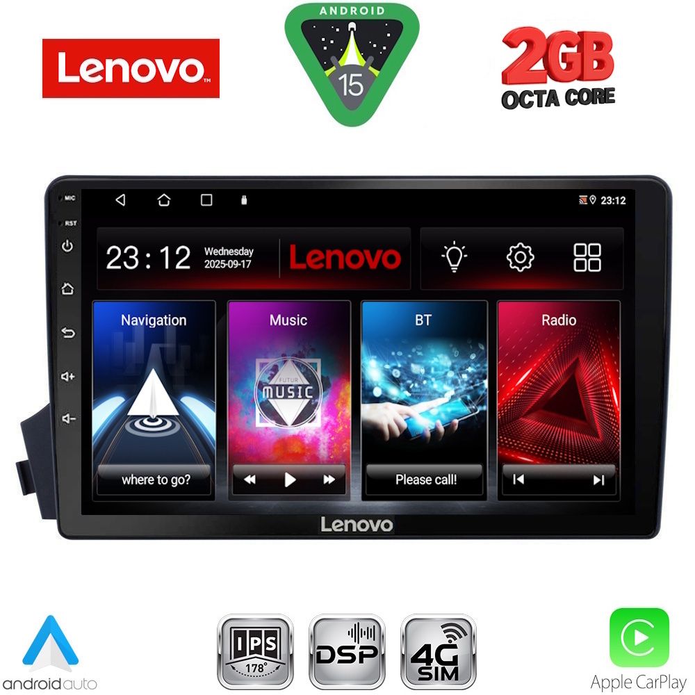 Βλησαρούλης Car Center - LENOVO LVF 5650_CPA (9inc) MULTIMEDIA TABLET for SSANGYANG ACTYON - KYRON mod. 2006-2015