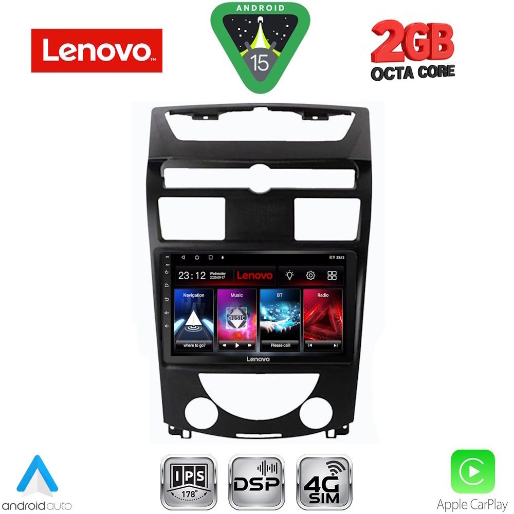 Βλησαρούλης Car Center - LENOVO LVF 5657_CPA (10inc) MULTIMEDIA TABLET for SSANGYANG REXTON mod. 2006-2015
