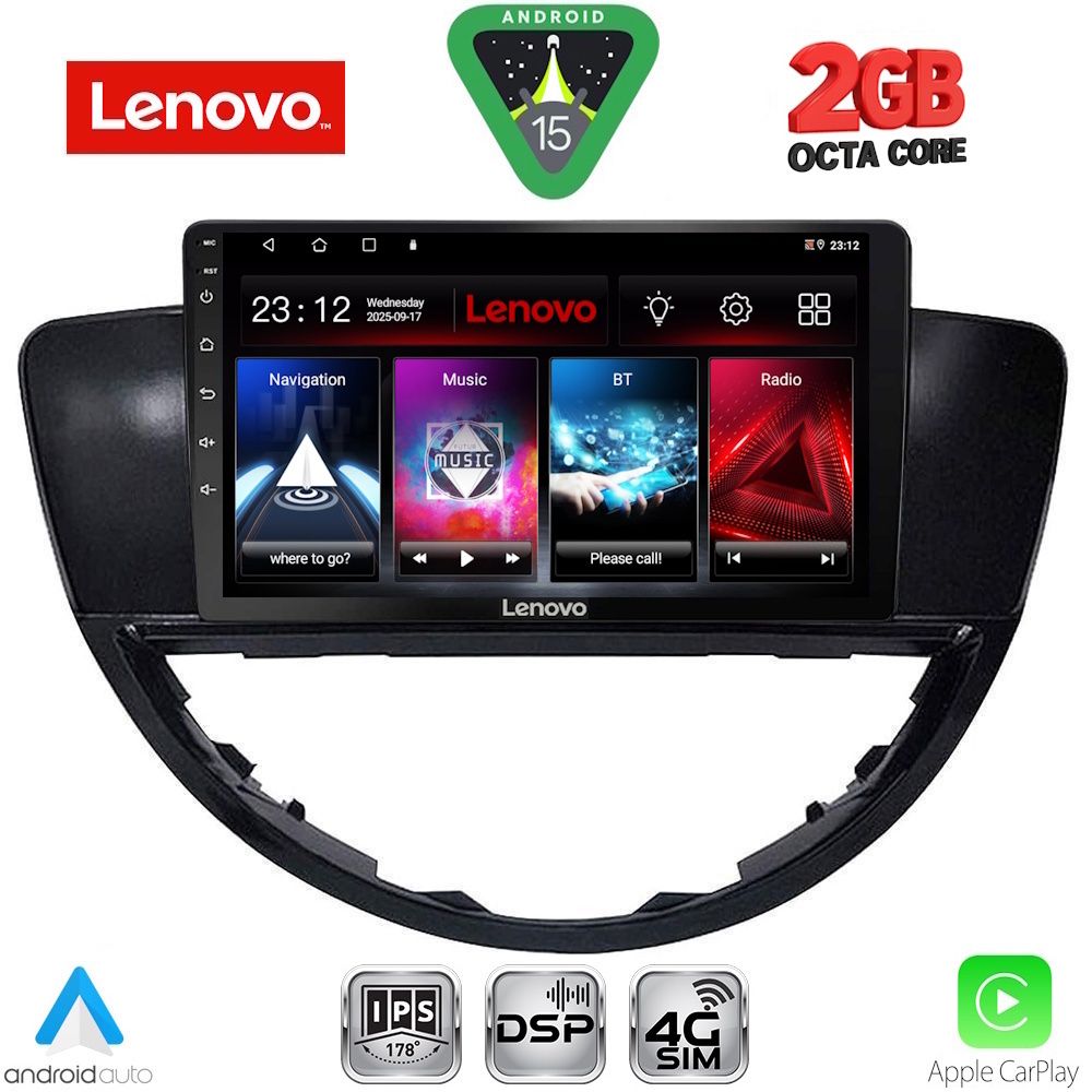 Βλησαρούλης Car Center - LENOVO LVF 5660_CPA (9inc) MULTIMEDIA TABLET for SUBARU TRIBECA mod. 2007-2014