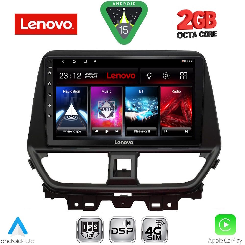 Βλησαρούλης Car Center - LENOVO LVF 5673_CPA (9inc) MULTIMEDIA TABLET for SUZUKI BALENO mod. 2022-2026