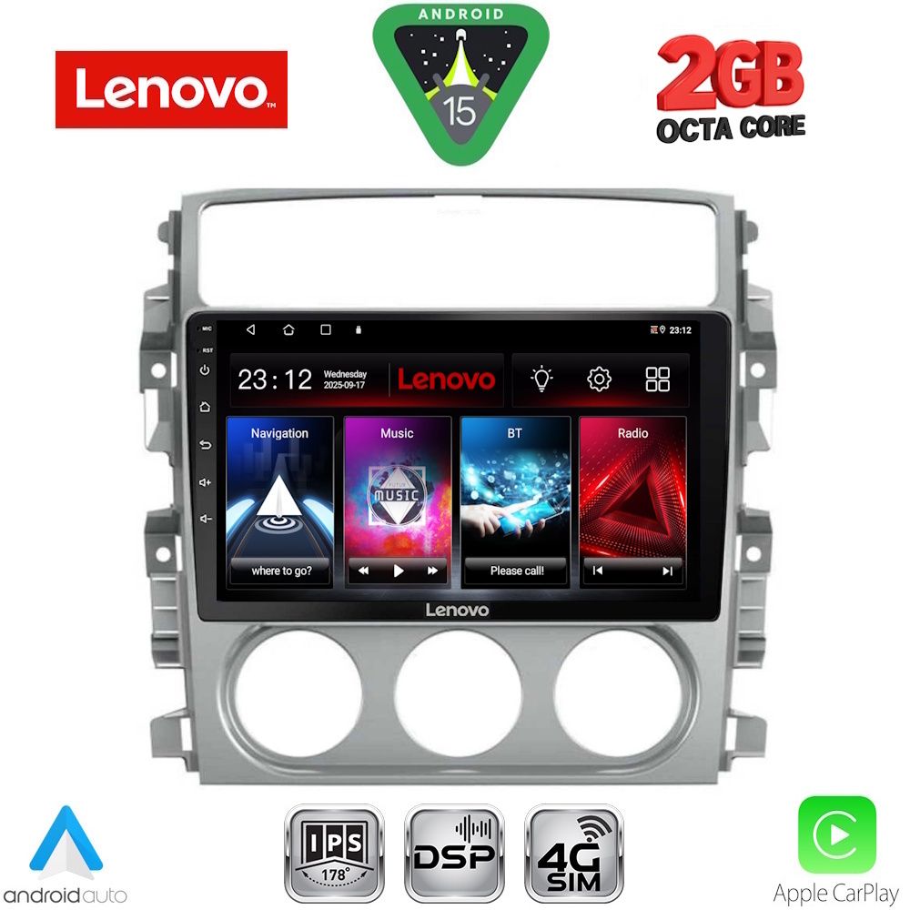 Βλησαρούλης Car Center - LENOVO LVF 5681_CPA (9inc) MULTIMEDIA TABLET for SUZUKI LIANA mod. 2001-2007