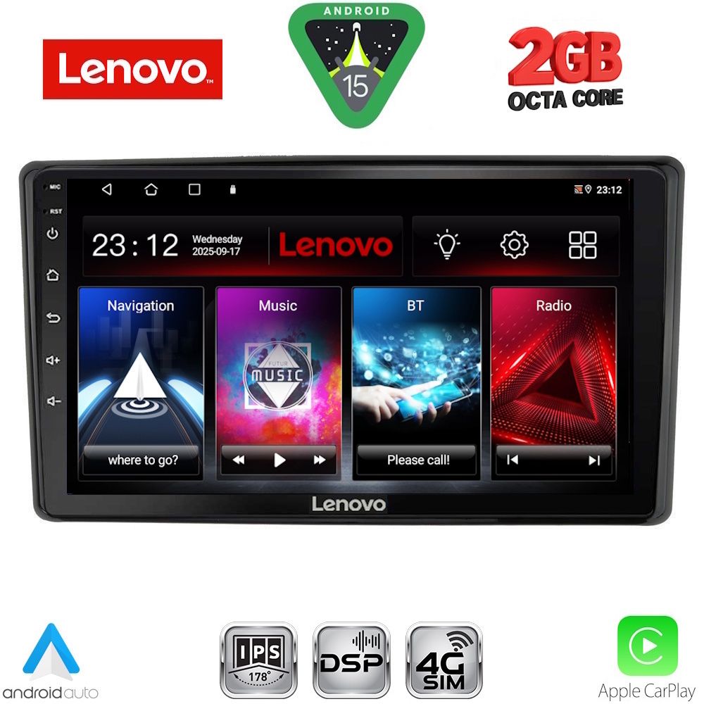 Βλησαρούλης Car Center - LENOVO LVF 5701_CPA (10inc) MULTIMEDIA TABLET for TOYOTA RAIZE mod. 2020-2026