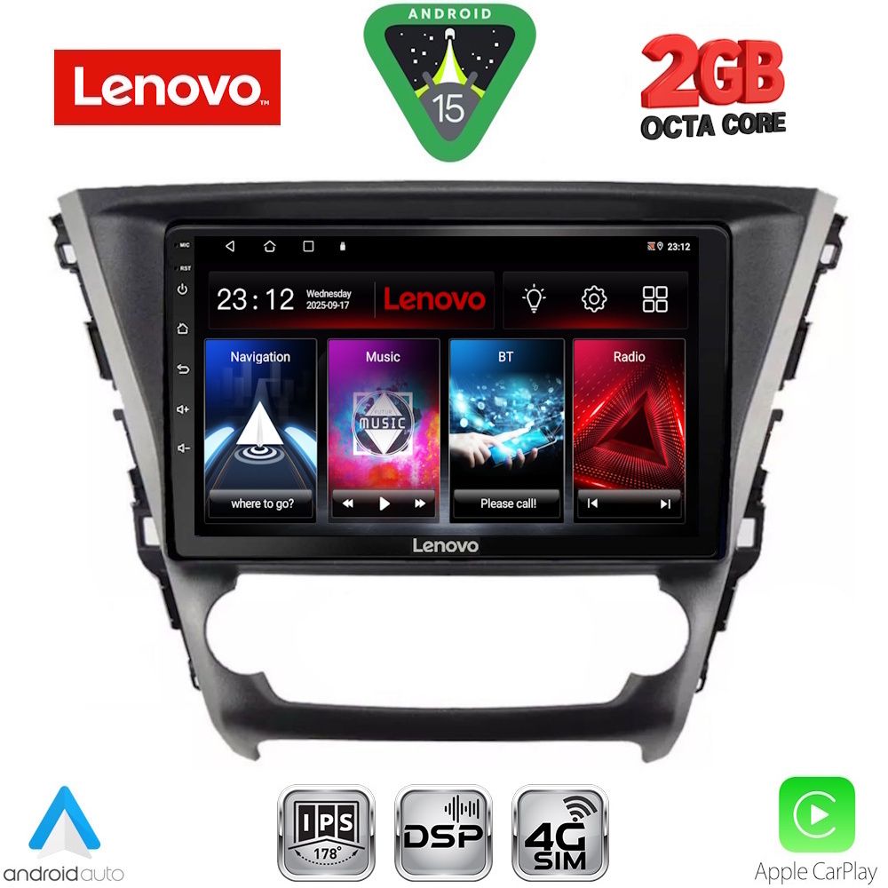 Βλησαρούλης Car Center - LENOVO LVF 5706_CPA (10inc) MULTIMEDIA TABLET for TOYOTA AVENSIS mod. 2016-2019
