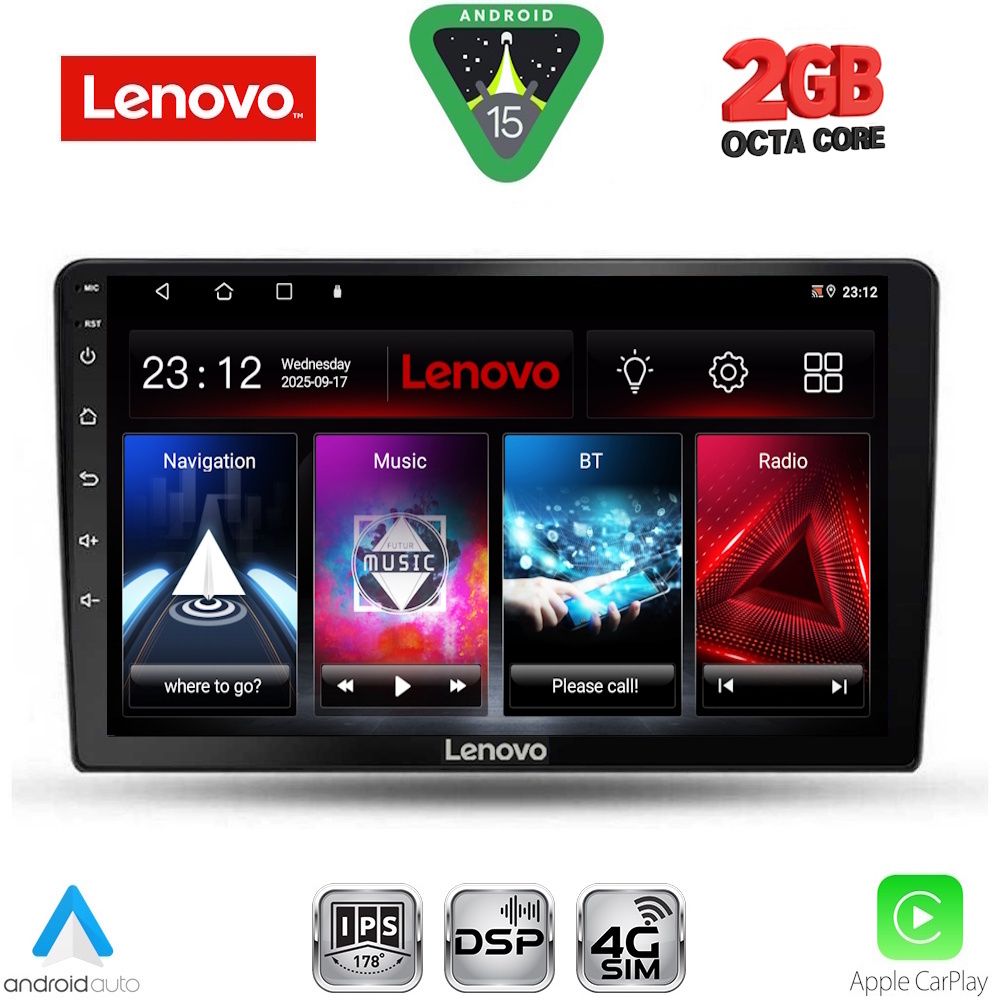 Βλησαρούλης Car Center - LENOVO LVF 5711A_CPA (9inc) MULTIMEDIA TABLET for TOYOTA COROLLA VERSO mod. 2000-2004