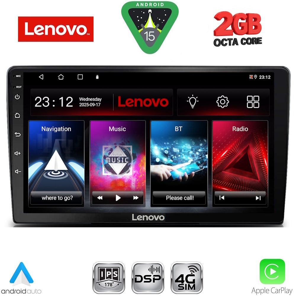 Βλησαρούλης Car Center - LENOVO LVF 5722_CPA (9inc) MULTIMEDIA TABLET for TOYOTA LANDCRUISER mod. 1998-2003