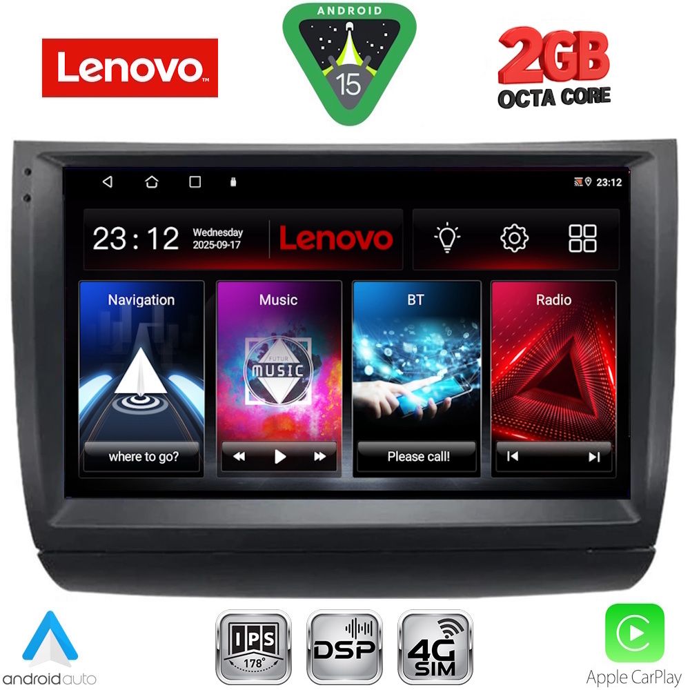 Βλησαρούλης Car Center - LENOVO LVF 5728_CPA (9inc) MULTIMEDIA TABLET for TOYOTA PRIUS mod. 2003-2009