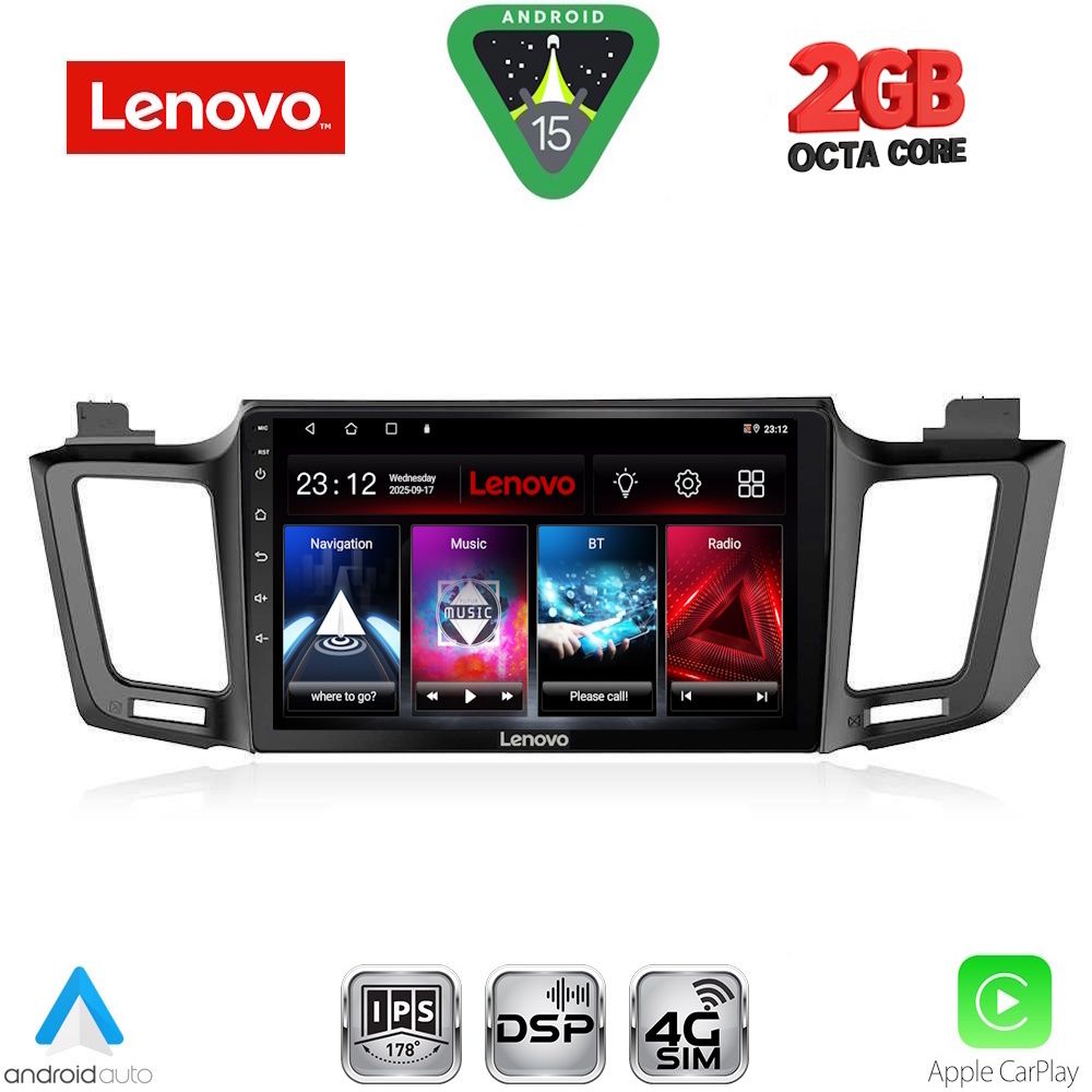 Βλησαρούλης Car Center - LENOVO LVF 5733_CPA (10inc) MULTIMEDIA TABLET for TOYOTA RAV 4 mod. 2013-2019