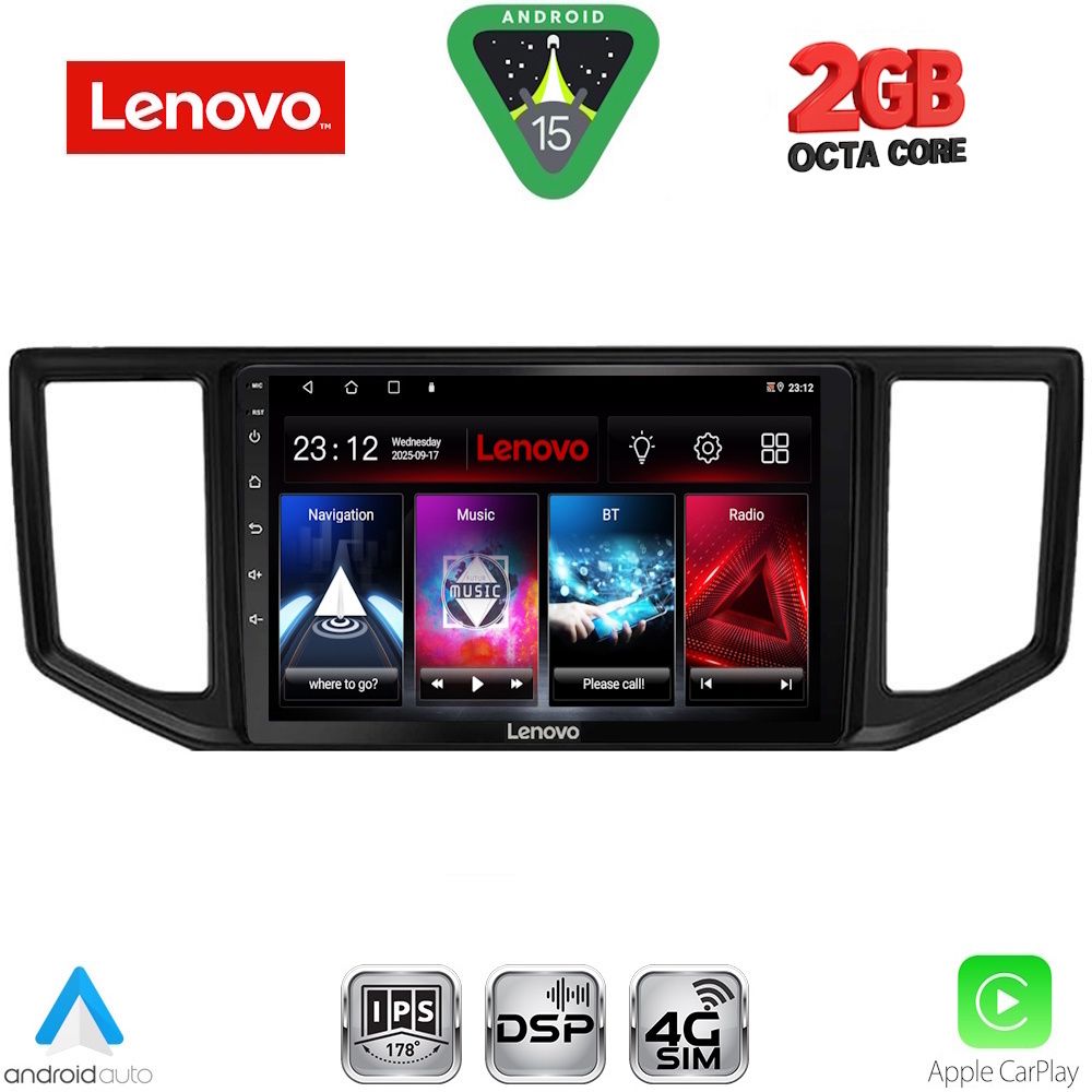 Βλησαρούλης Car Center - LENOVO LVF 5753_CPA (10inc) MULTIMEDIA TABLET for VW CRAFTER mod. 2017-2026