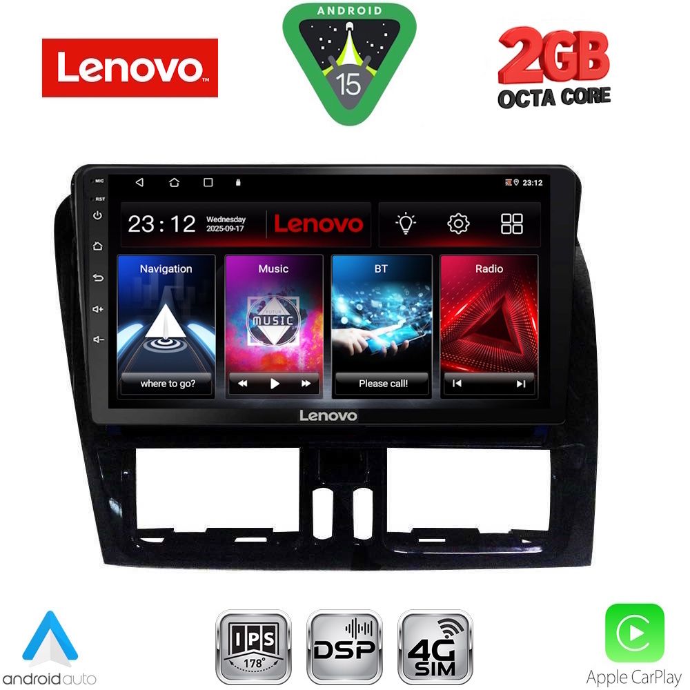 Βλησαρούλης Car Center - LENOVO LVF 5787_CPA (9inc) MULTIMEDIA TABLET for VOLVO XC60 mod. 2009-2017
