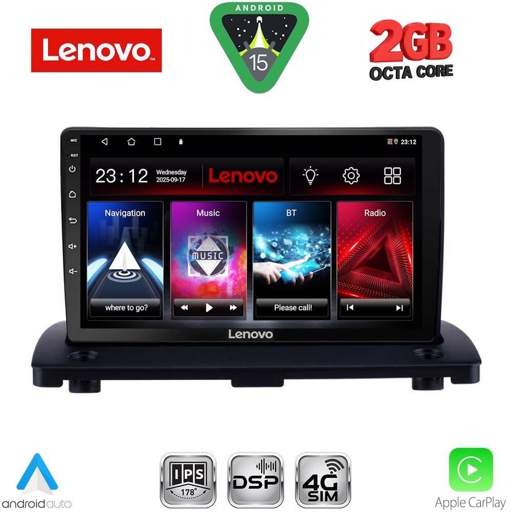 Βλησαρούλης Car Center - LENOVO LVF 5789_CPA (9inc) MULTIMEDIA TABLET for VOLVO XC90 mod. 2002-2014