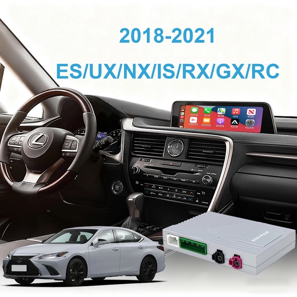 Βλησαρούλης Car Center - DIGITAL IQ LX 509F CPA (WIRELESS CARPLAY / ANDROID AUTO BOX with 2 CAMERA IN for LEXUS mod. 2017-2023 with 8'' - 10.25'' screen)