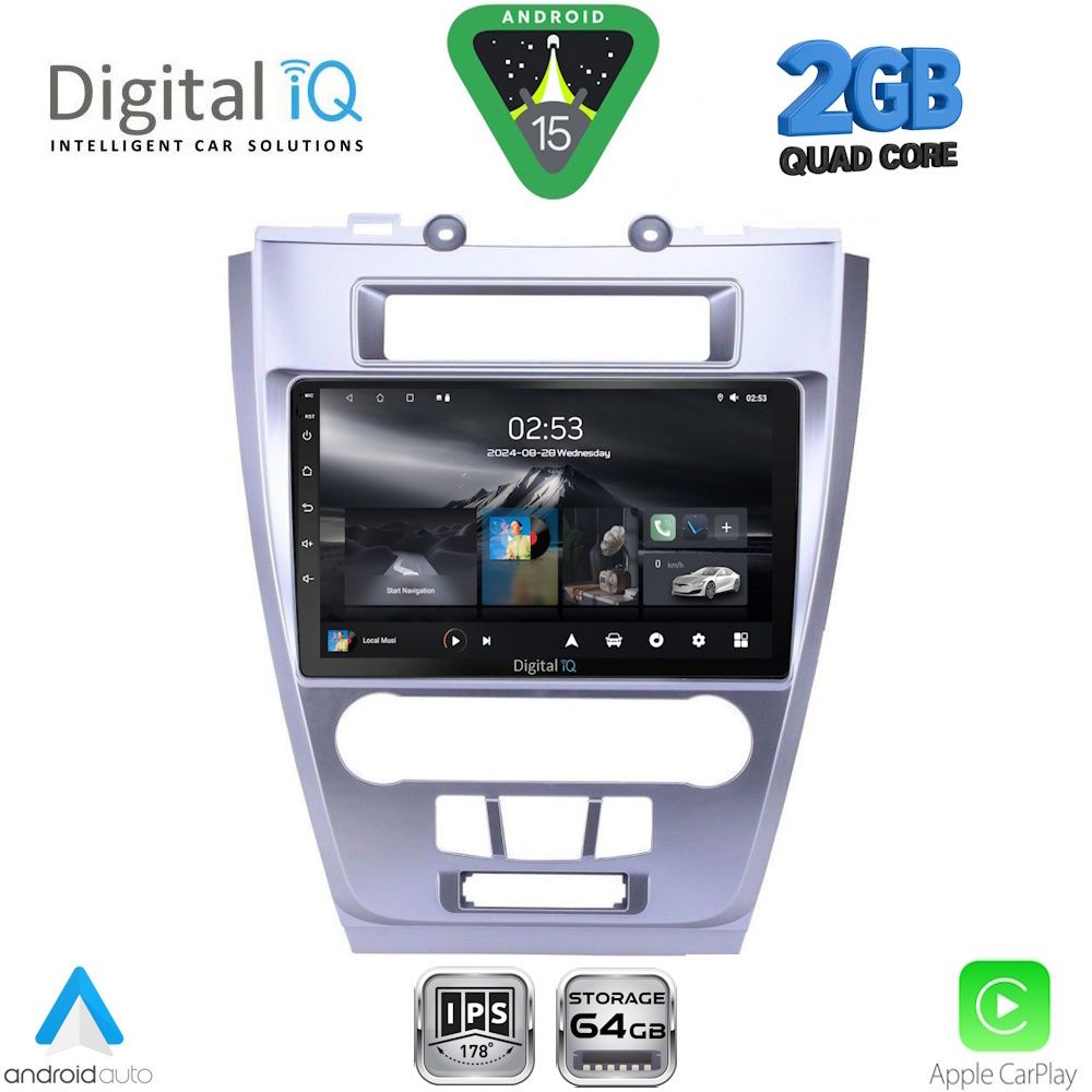 Βλησαρούλης Car Center - DIGITAL IQ RSD 1159_CPA (10inc) MULTIMEDIA TABLET for FORD FUSION mod. 2012-2017