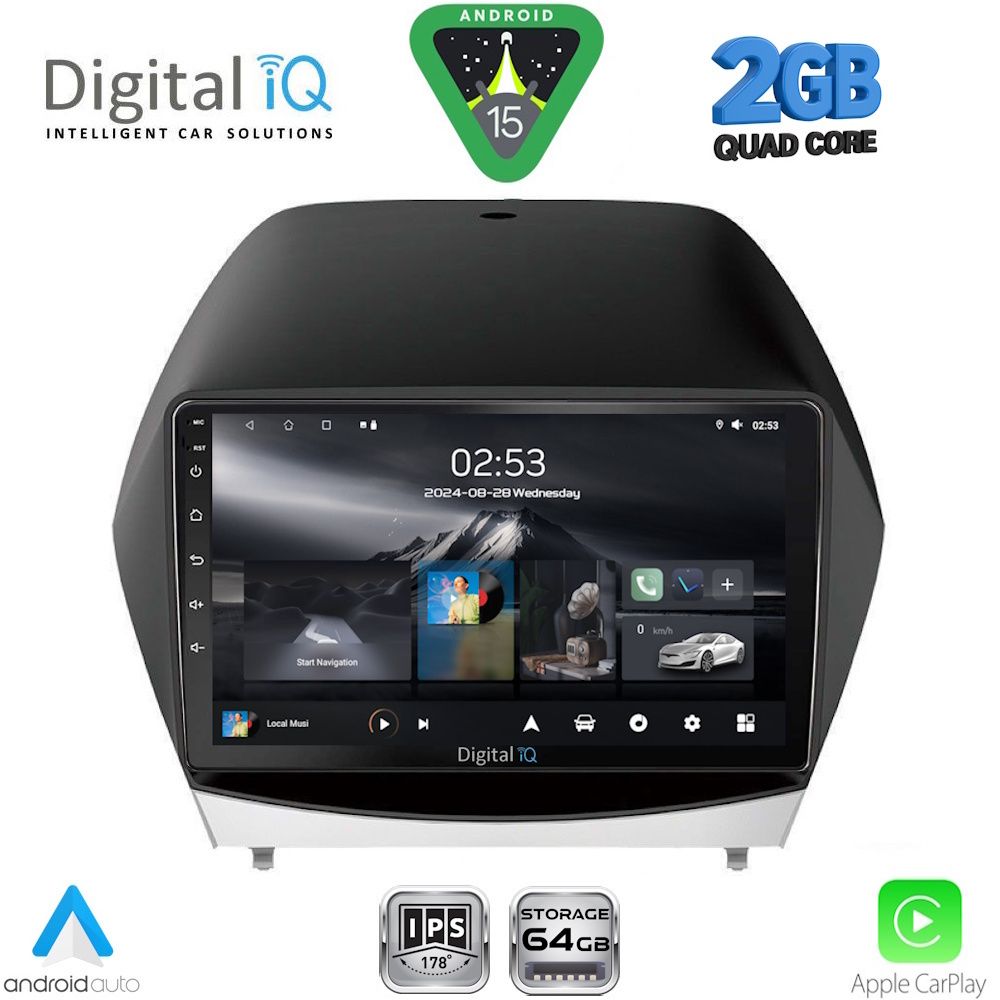 Βλησαρούλης Car Center - DIGITAL IQ RSD 1235_CPA (10inc) MULTIMEDIA TABLET for HYUNDAI iX35  mod. 2010-2015