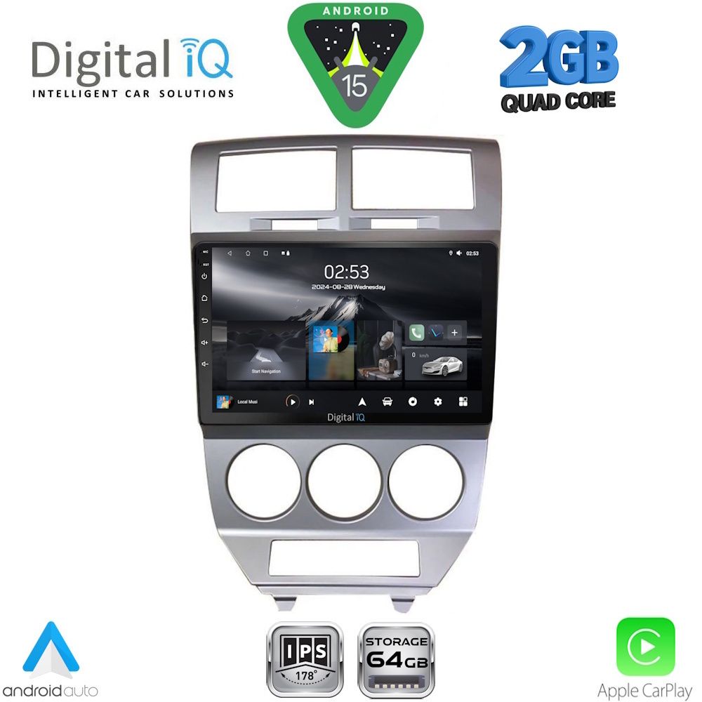 Βλησαρούλης Car Center - DIGITAL IQ RSD 1275_CPA (10inc) MULTIMEDIA TABLET for DODGE CALIBER mod. 2006-2012