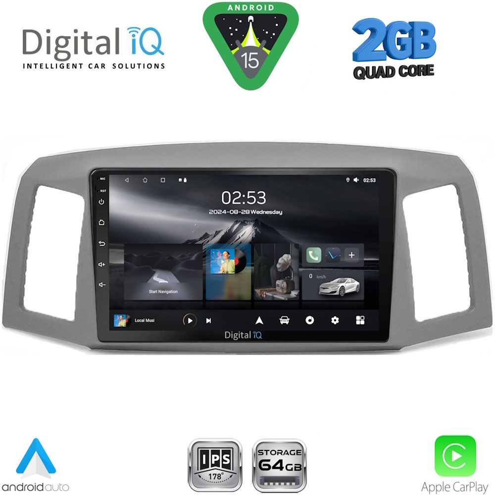 Βλησαρούλης Car Center - DIGITAL IQ RSD 1281_CPA (10inc) MULTIMEDIA TABLET for JEEP GRAND CHEROKEE mod. 2005-2007