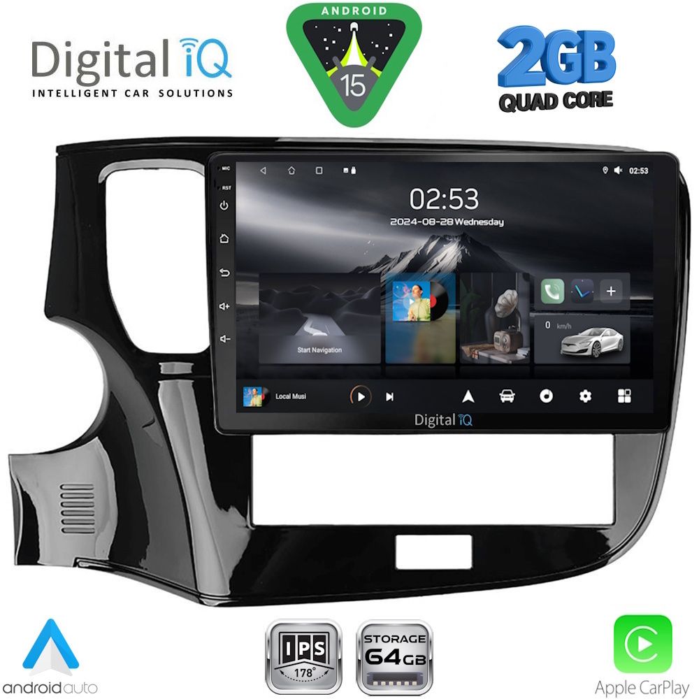 Βλησαρούλης Car Center - DIGITAL IQ RSD 1440_CPA (10inc) MULTIMEDIA TABLET for MITSUBISHI OUTLANDER mod. 2020-2022