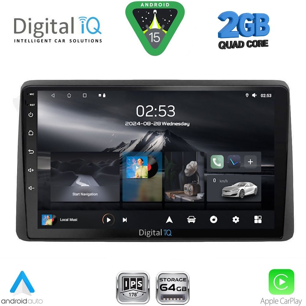 Βλησαρούλης Car Center - DIGITAL IQ RSD 1450_CPA (10inc) MULTIMEDIA TABLET for NISSAN NAVARA D22 mod. 1998-2004