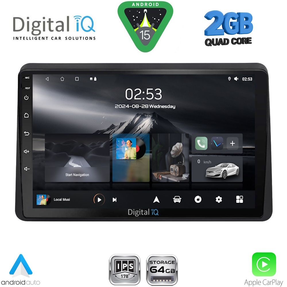 Βλησαρούλης Car Center - DIGITAL IQ RSD 1553_CPA (10inc) MULTIMEDIA TABLET for NISSAN NV400 - OPEL MOVANO - RENAULT MASTER mod. 2020-2025