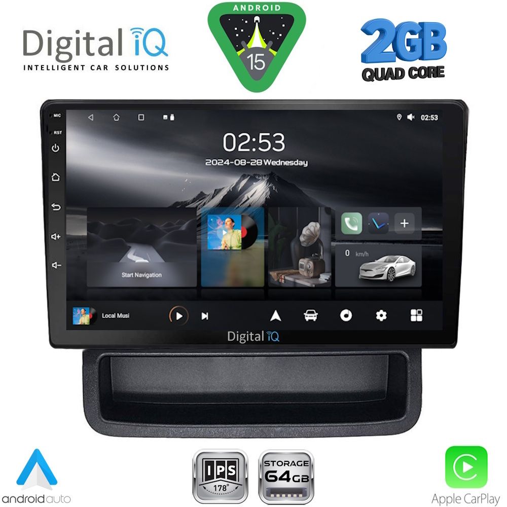 Βλησαρούλης Car Center - DIGITAL IQ RSD 1559_CPA (10inc) MULTIMEDIA TABLET for OPEL VIVARO – RENAULT TRAFIC - NISSAN PRIMASTAR mod. 2004-2015