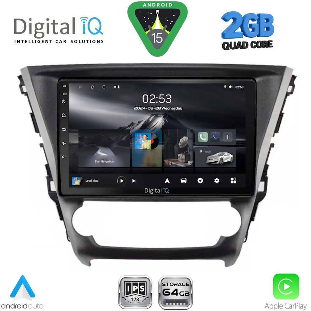 Βλησαρούλης Car Center - DIGITAL IQ RSD 1706_CPA (10inc) MULTIMEDIA TABLET for TOYOTA AVENSIS mod. 2016-2020