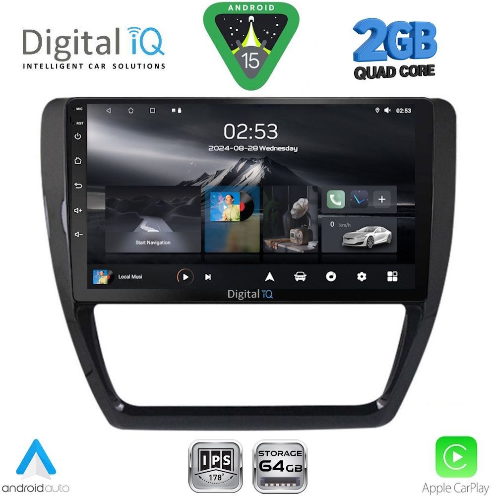 Βλησαρούλης Car Center - DIGITAL IQ RSD 1741_CPA (10inc) MULTIMEDIA TABLET for VW JETTA mod. 2010-2016