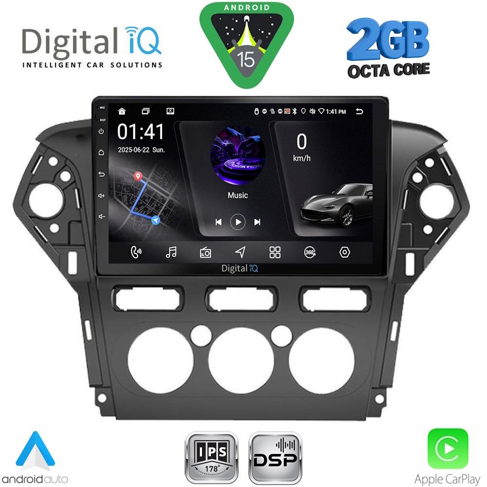 Βλησαρούλης Car Center - DIGITAL IQ RSF 4163_CPA A/C (10inc) MULTIMEDIA TABLET for FORD MONDEO mod. 2011-2013