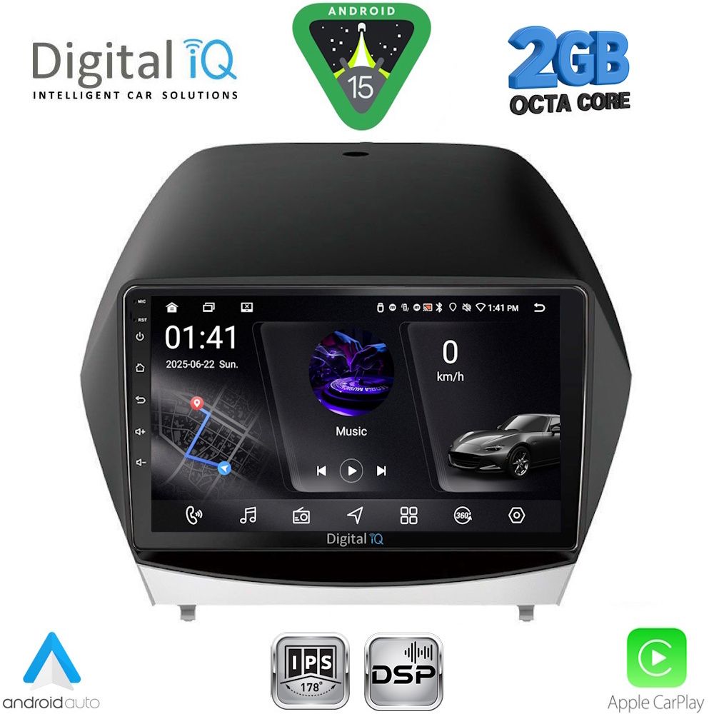 Βλησαρούλης Car Center - DIGITAL IQ RSF 4235_CPA (10inc) MULTIMEDIA TABLET for HYUNDAI iX35  mod. 2010-2015