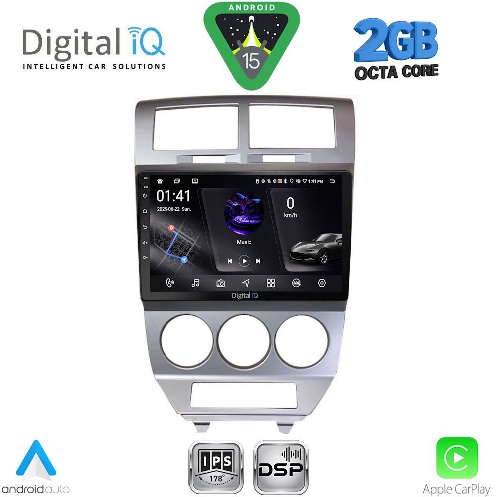 Βλησαρούλης Car Center - DIGITAL IQ RSF 4275_CPA (10inc) MULTIMEDIA TABLET for DODGE CALIBER mod. 2006-2012
