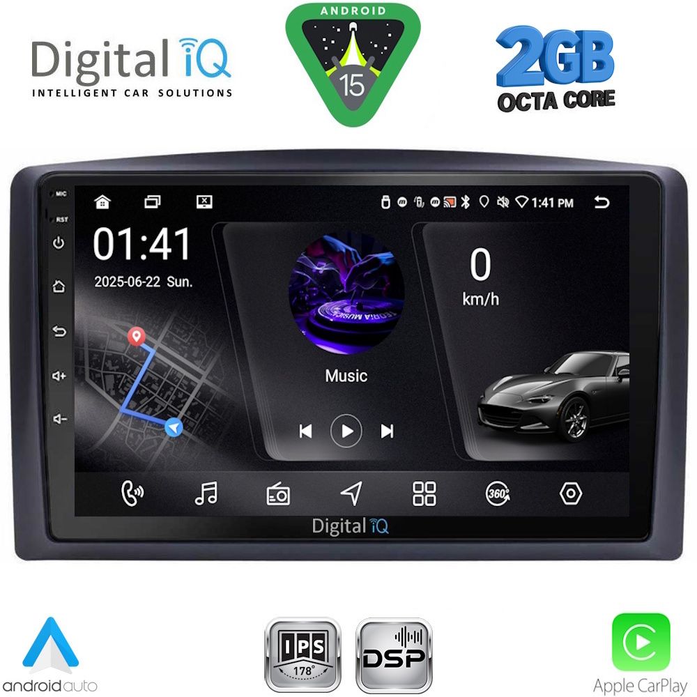 Βλησαρούλης Car Center - DIGITAL IQ RSF 4421_CPA (10inc) MULTIMEDIA TABLET for MERCEDES VITO – VIANO  (W447) mod. 2015-2022