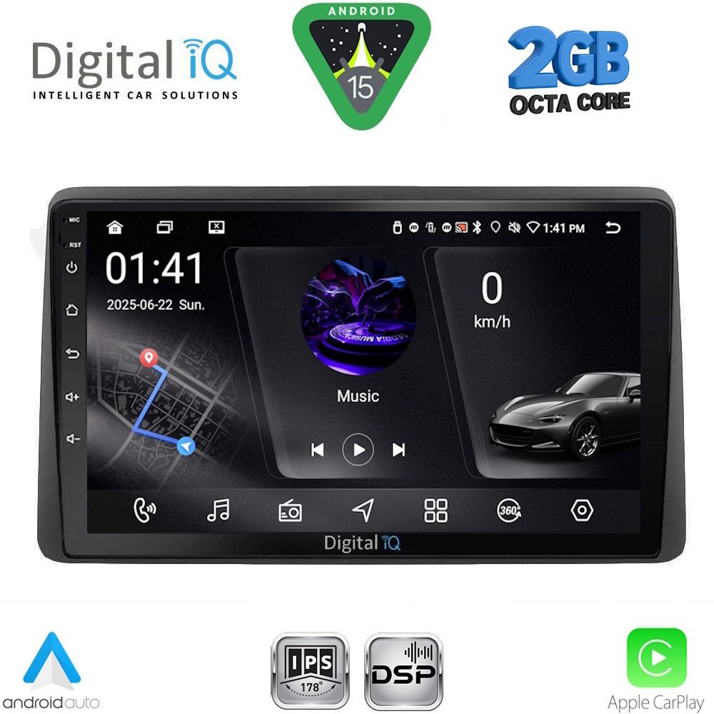 Βλησαρούλης Car Center - DIGITAL IQ RSF 4450_CPA (10inc) MULTIMEDIA TABLET for NISSAN NAVARA D22 mod. 1998-2004