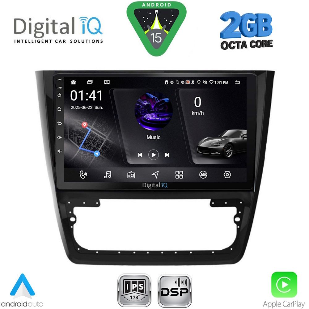 Βλησαρούλης Car Center - DIGITAL IQ RSF 4610_CPA (10inc) MULTIMEDIA TABLET for SKODA YETI mod. 2014-2018