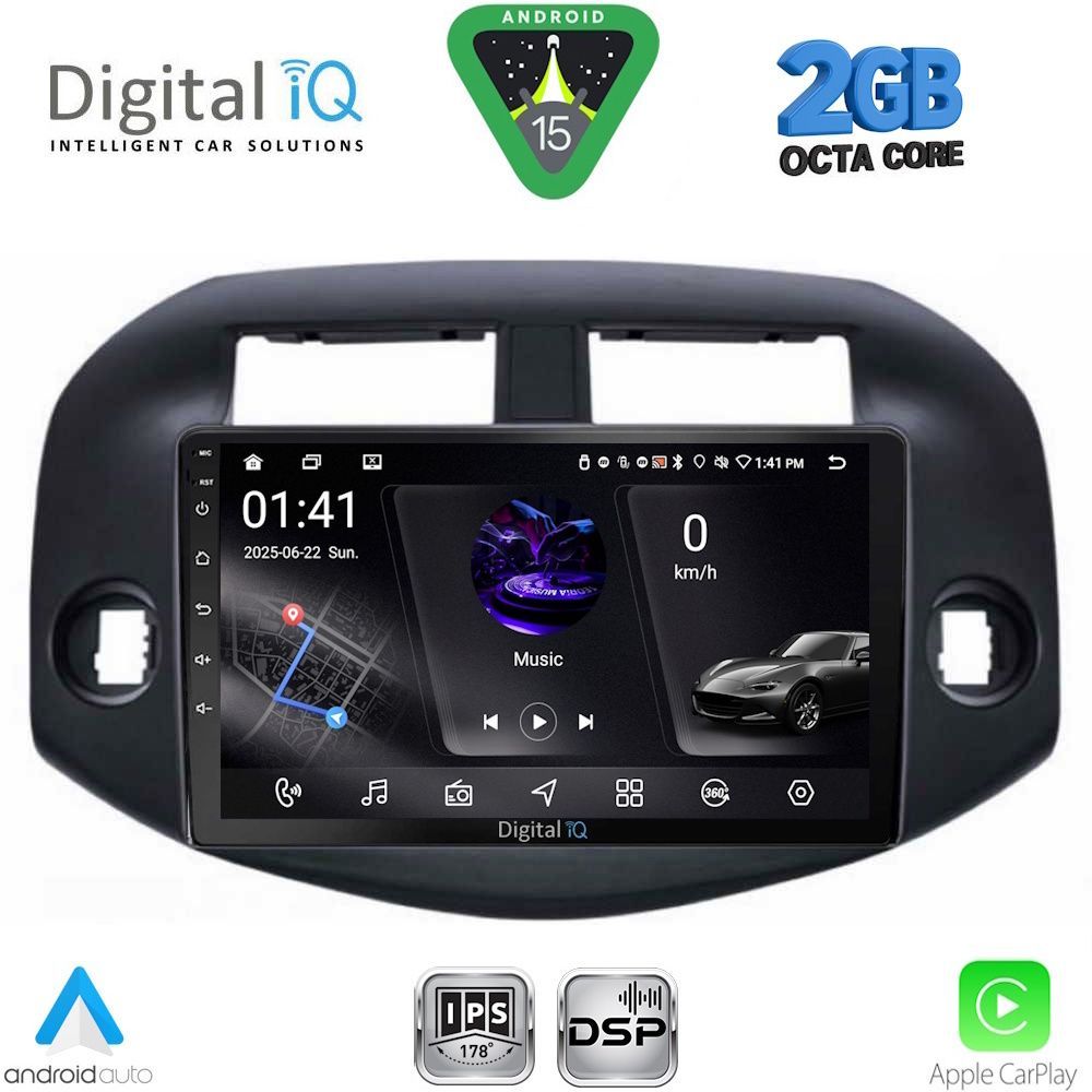 Βλησαρούλης Car Center - DIGITAL IQ RSF 4732_CPA (10inc) MULTIMEDIA TABLET for TOYOTA RAV 4 mod. 2006-2012