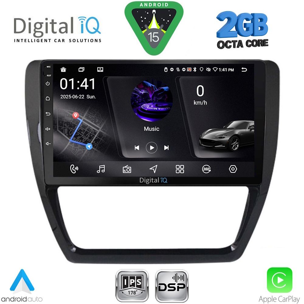 Βλησαρούλης Car Center - DIGITAL IQ RSF 4741_CPA (10inc) MULTIMEDIA TABLET for VW JETTA mod. 2010-2016
