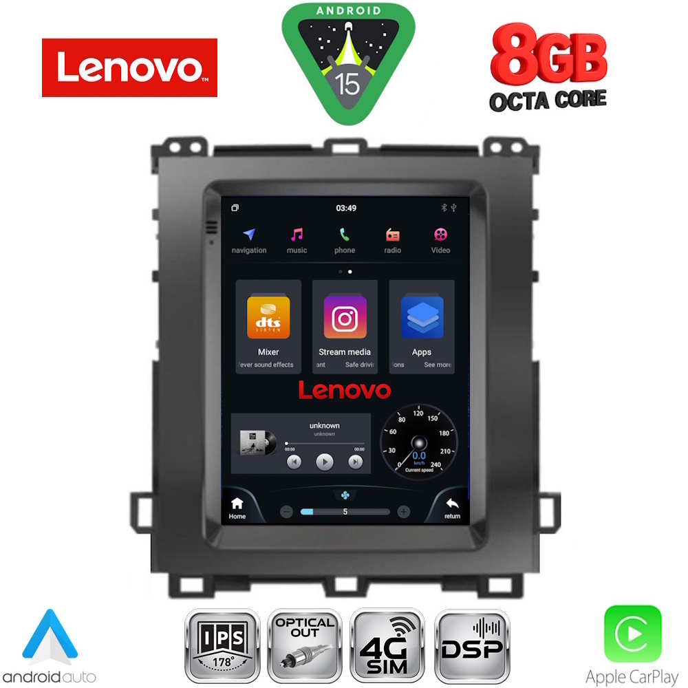 Βλησαρούλης Car Center - LENOVO SSW 10982_CPA TESLA STYLE for TOYOTA LANDCRUISER mod. 2003-2009