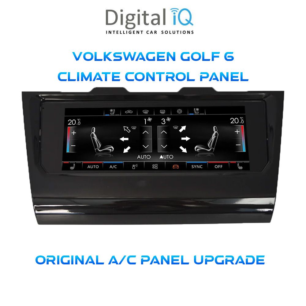 Βλησαρούλης Car Center - DIGITAL IQ CCP 746_CP (6.9") (PQ) CLIMATE CONTROL PANEL for VW GOLF 6 mod. 2008-2013