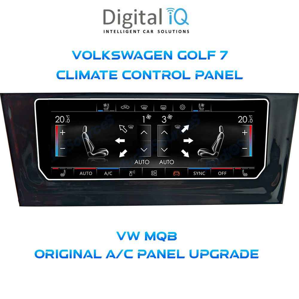 Βλησαρούλης Car Center - DIGITAL IQ CCP 747_CP (6.9") (MQB) CLIMATE CONTROL PANEL for VW GOLF 7 mod. 2013-2020