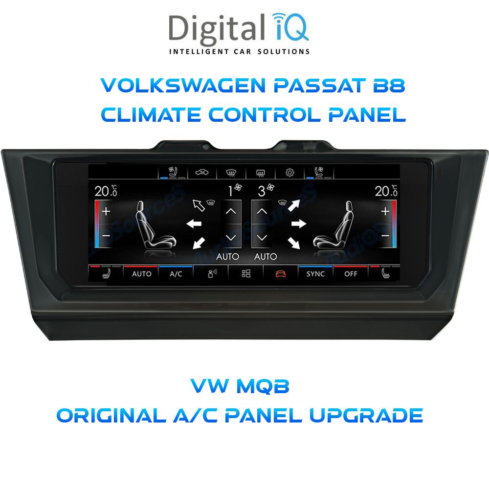Βλησαρούλης Car Center - DIGITAL IQ CCP 750_CP (6.9") (MQB) CLIMATE CONTROL PANEL for VW PASSAT B8 - ARTEON mod. 2016-2024