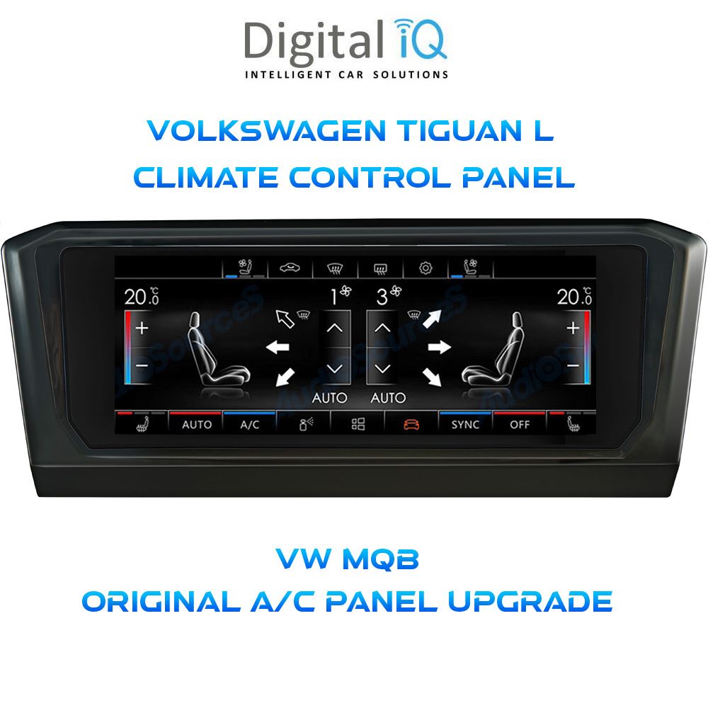 Βλησαρούλης Car Center - DIGITAL IQ CCP 761_CP (6.9") (MQB) CLIMATE CONTROL PANEL for VW TIGUAN L mod. 2016-2024