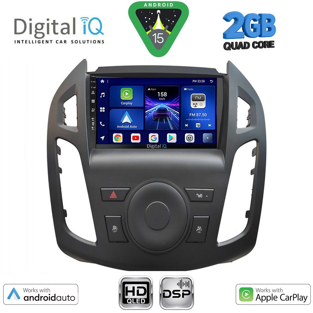 Βλησαρούλης Car Center - DIGITAL IQ BXC 3176_CPAA (9inc) MULTIMEDIA TABLET for FORD TRANSIT CONNECT mod. 2013-2018