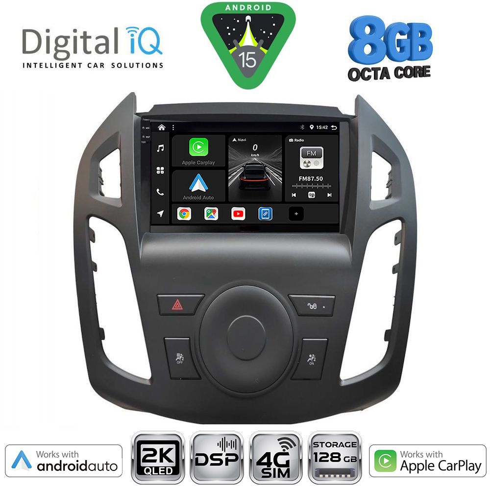 Βλησαρούλης Car Center - DIGITAL IQ BXF 11176_CPAA (9inc) MULTIMEDIA TABLET for FORD TRANSIT CONNECT mod. 2013-2018